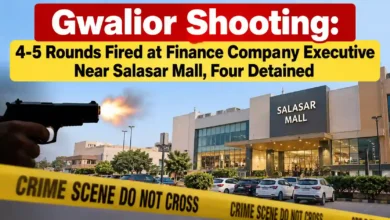 Gwalior Shooting: 4-5 Rounds Fired at Finance Company Executive Near Salasar Mall, Four Detained