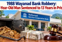 1988 Wayanad Bank Robbery: 76-Year-Old Man Sentenced to 13 Years in Prison