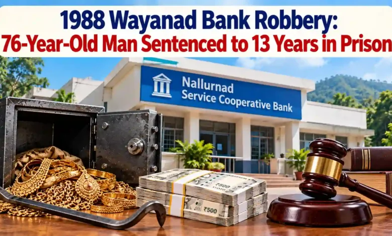 1988 Wayanad Bank Robbery: 76-Year-Old Man Sentenced to 13 Years in Prison