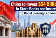 China to Invest $54 Billion in State Banks and Insurers to Boost Slowing Economy