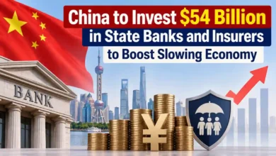 China to Invest $54 Billion in State Banks and Insurers to Boost Slowing Economy