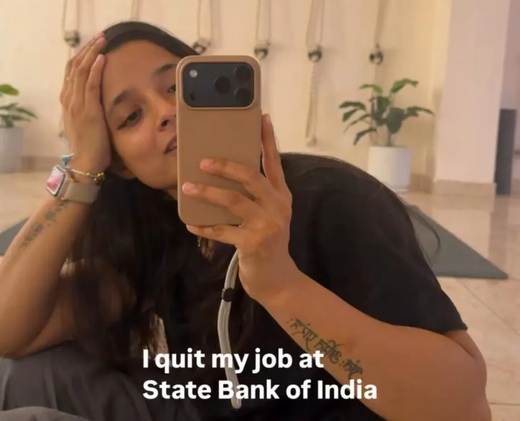 SBI Employee Snigdha who quit her job