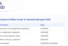 PFRDA Grade A Notification 2026