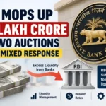 RBI Absorbs Rs 6 Lakh Crore of Excess Liquidity Through Two Auctions