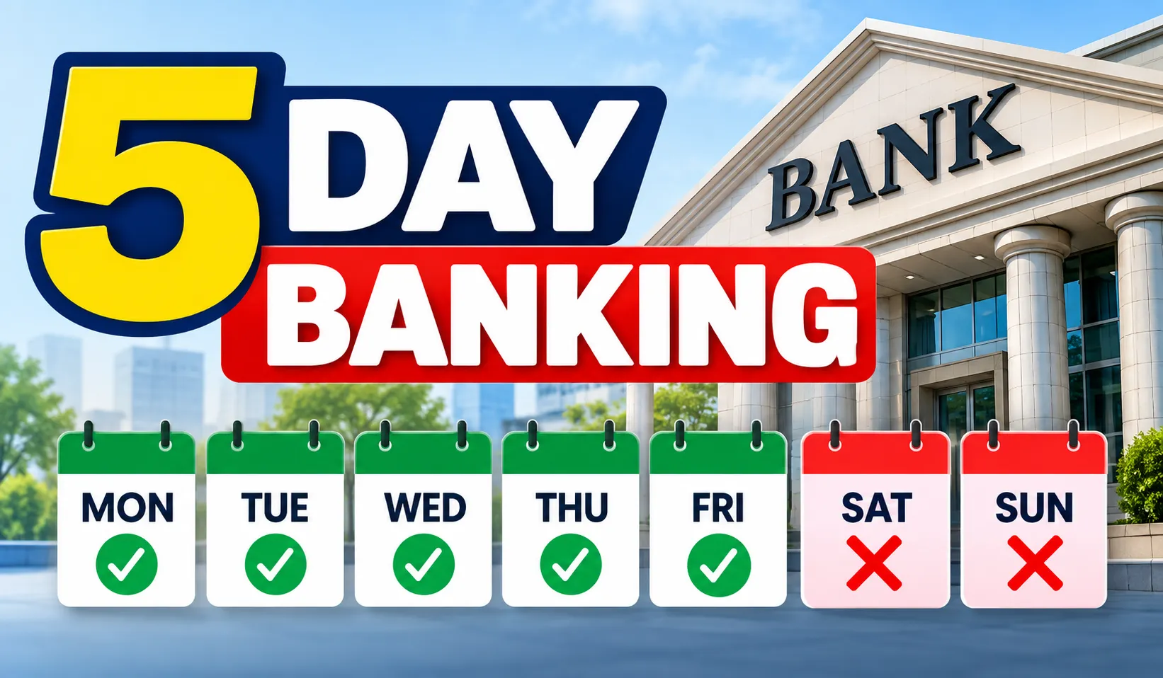 Who are the stakeholders denying 5-day banking?