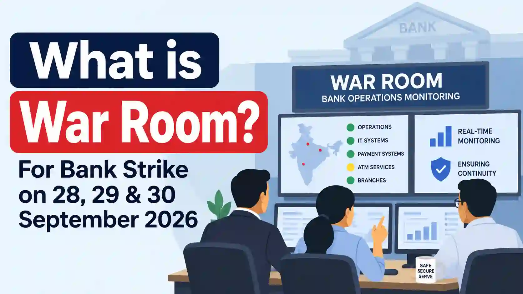What is the War Room for the Bank Strike?