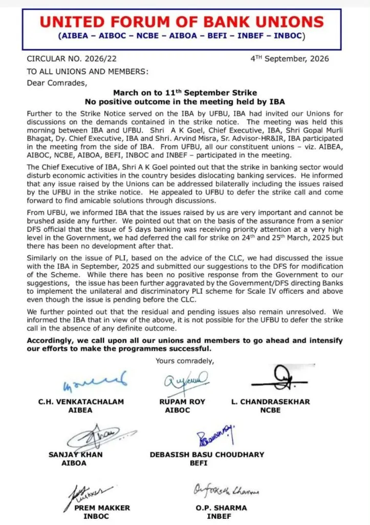 UFBU letter regarding meeting with IBA on 4 September 2026