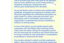 Did Indian Bank Suspend Employee for mentioning Bank Name on his Social Media Profile?