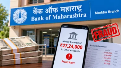 Bank of Maharashtra Fraud Case: Rs 27.24 Lakh Missing from Five Accounts in Morkha Branch