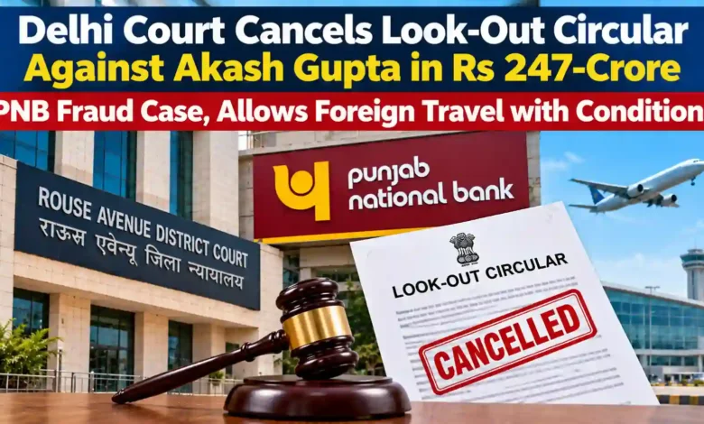 Delhi Court Cancels Look-Out Circular Against Akash Gupta in Rs 247-Crore PNB Fraud Case, Allows Foreign Travel with Conditions