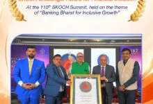 Bank of Baroda Executive Director Lal Singh Receives SKOCH Challenger Award