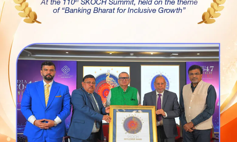 Bank of Baroda Executive Director Lal Singh Receives SKOCH Challenger Award