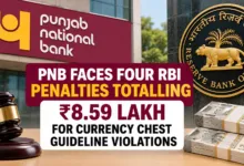 PNB Faces Four RBI Penalties Totalling ₹8.59 Lakh for Currency Chest Guideline Violations