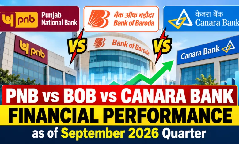 PNB vs BOB vs Canara Bank Financial Performance as of September 2026 Quarter