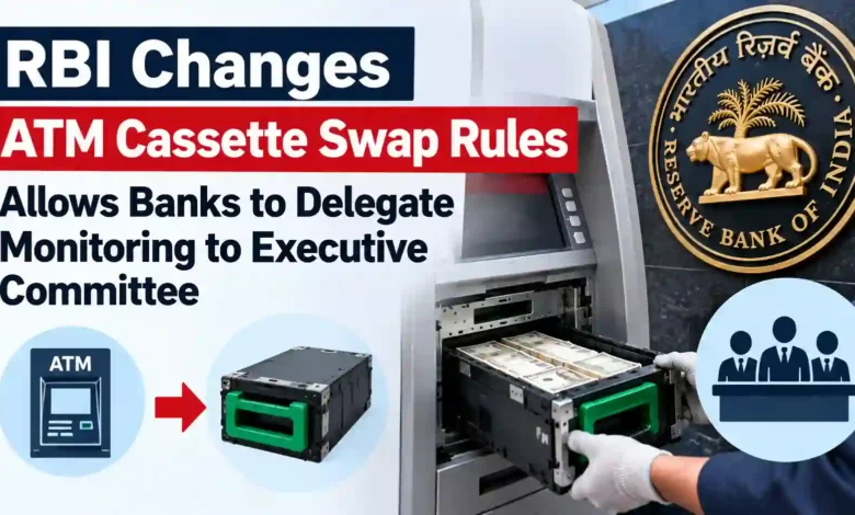 RBI Changes ATM Cassette Swap Rules
