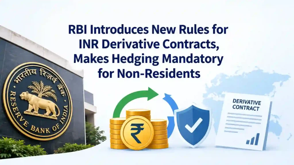 RBI Introduces New Rules for INR Derivative Contracts, Makes Hedging Mandatory for Non-Residents