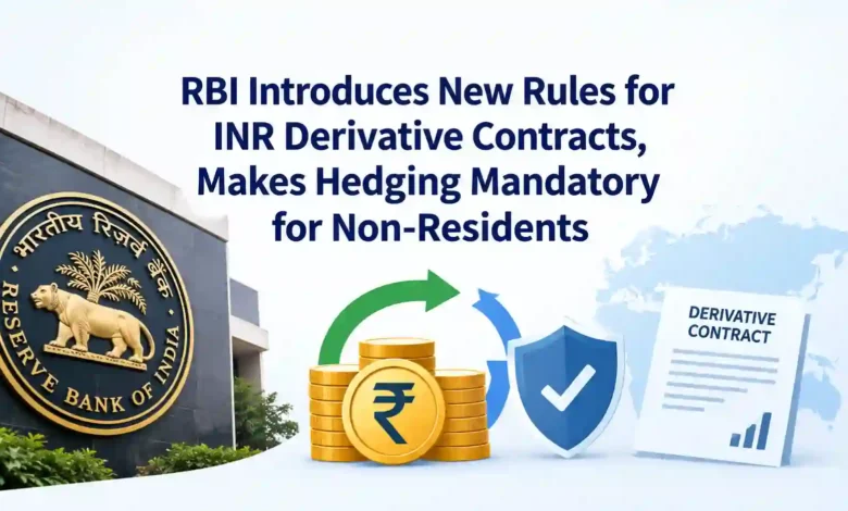 RBI Introduces New Rules for INR Derivative Contracts, Makes Hedging Mandatory for Non-Residents