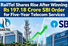 RailTel Shares Rise After Winning Rs 197.18 Crore SBI Order for Five-Year Telecom Services