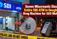 Seven Miscreants Steal Entire SBI ATM in Deoghar, Drag Machine for 500 Metres