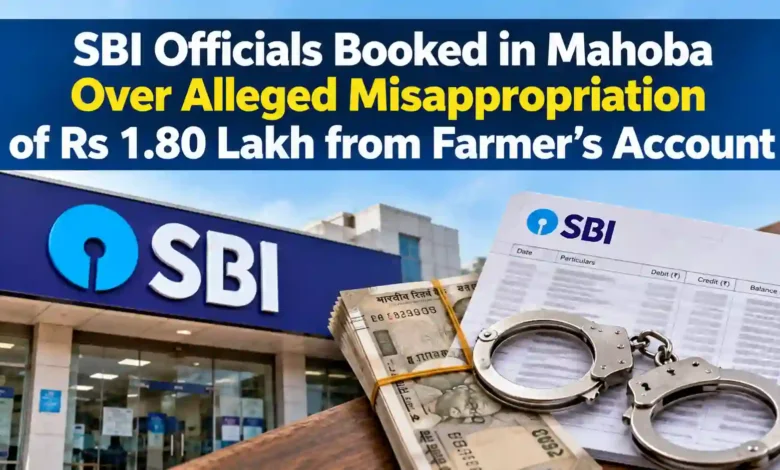 SBI Officials Booked in Mahoba Over Alleged Misappropriation of Rs 1.80 Lakh from Farmer’s Account