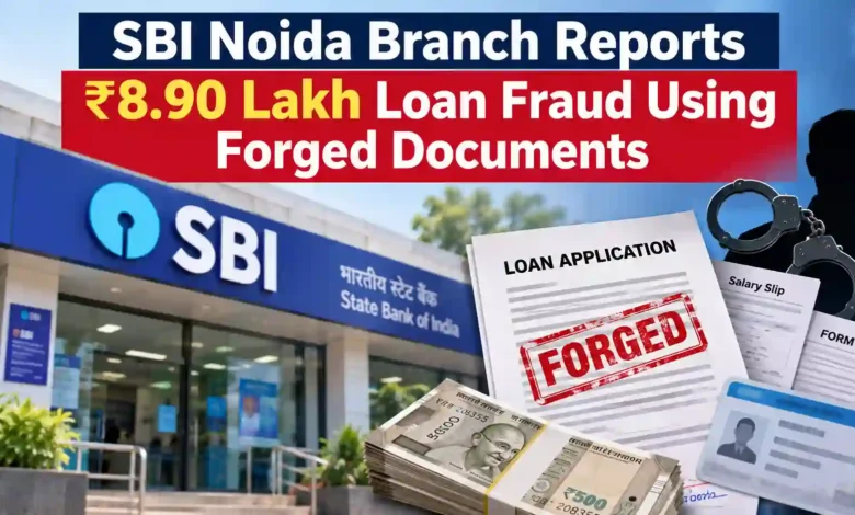 SBI Noida Branch Reports ₹8.90 Lakh Loan Fraud Using Forged Documents