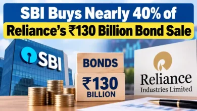 SBI Buys Nearly 40% of Reliance’s ₹130 Billion Bond Sale