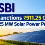 SBI Sanctions ₹911.25 Crore for 225 MW Solar Power Project