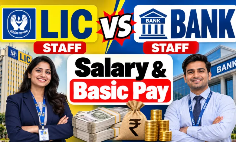 Salary and Basic Pay of LIC vs Bank Staff