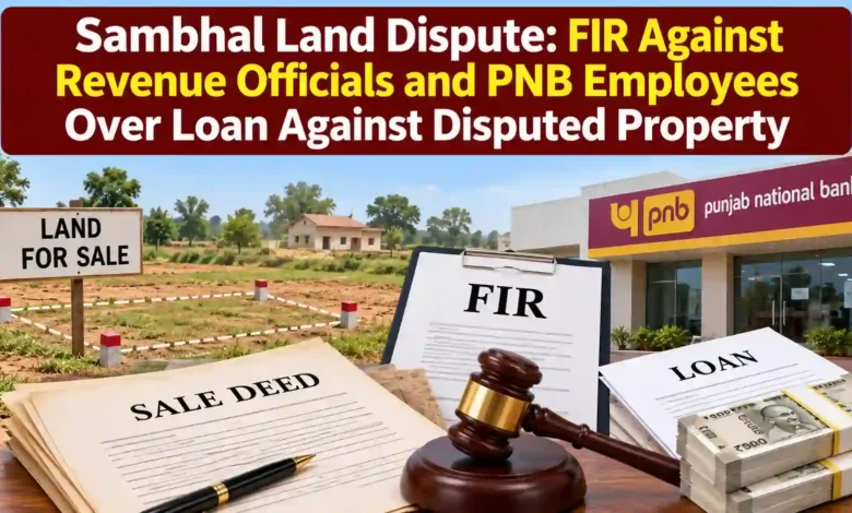 Sambhal Land Dispute: FIR Against Revenue Officials and PNB Employees Over Loan Against Disputed Property