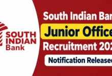 South Indian Bank Junior Officer (Operations) Recruitment 2026 Notification PDF Out