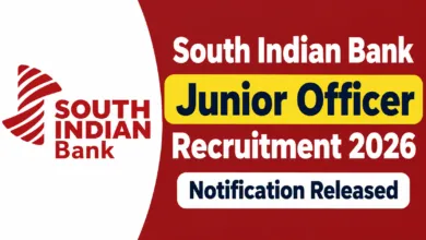 South Indian Bank Junior Officer (Operations) Recruitment 2026 Notification PDF Out