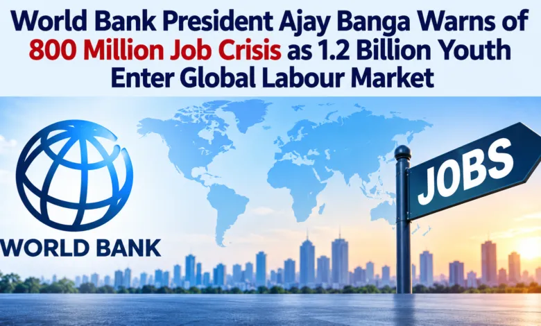 World Bank President Ajay Banga Warns of 800 Million Job Crisis as 1.2 Billion Youth Enter Global Labour Market