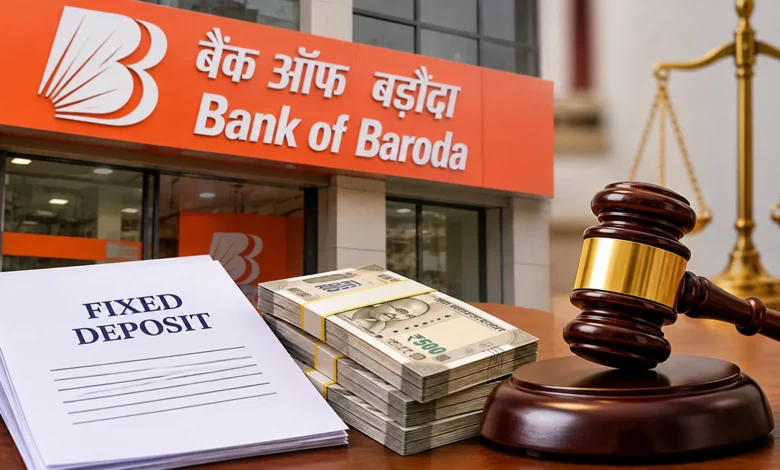 Bank of Baroda Ordered to Release Four FDs to Deceased Customer’s Son, Pay Rs 32,000 Compensation