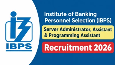 IBPS Recruitment 2026 Notification PDF Out for Server Administrator, Assistant & Programming Assistant Posts