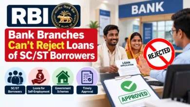 Bank Branches can't reject loans of SC/ST
