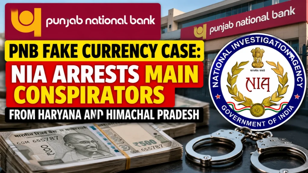PNB Fake Currency Case: NIA Arrests Main Conspirators from Haryana and Himachal Pradesh