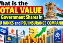 The total value of Government shares in PSU Banks is more than the budget of States