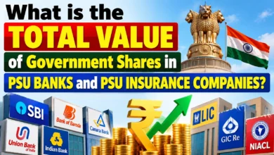 The total value of Government shares in PSU Banks is more than the budget of States