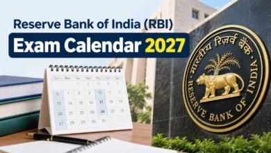 Reserve Bank of India (RBI) Exam Calendar 2027 Released; Check Grade B, Grade A & Other Officer Exam Dates