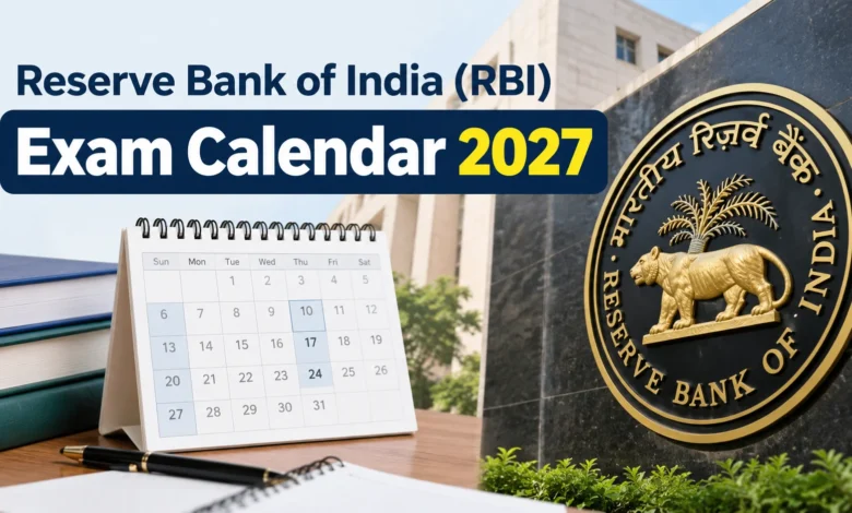 Reserve Bank of India (RBI) Exam Calendar 2027 Released; Check Grade B, Grade A & Other Officer Exam Dates