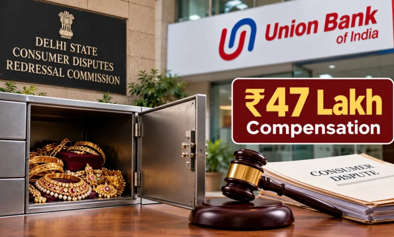 Delhi Consumer Commission Orders Union Bank to Pay Rs 47 Lakh for Missing Jewellery from Bank Locker
